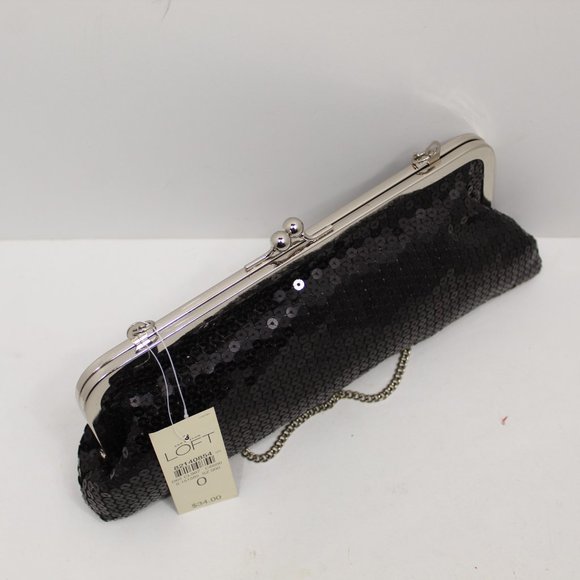 Ann Taylor Loft Sequenced Cocktail Purse NWT - Picture 4 of 5